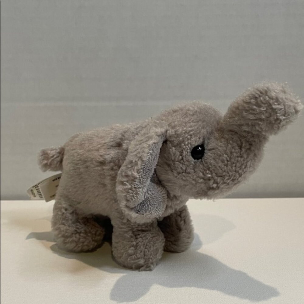 Aurora World Destination Nation Handmade Gray Elephant Plush Toy 7 Inch